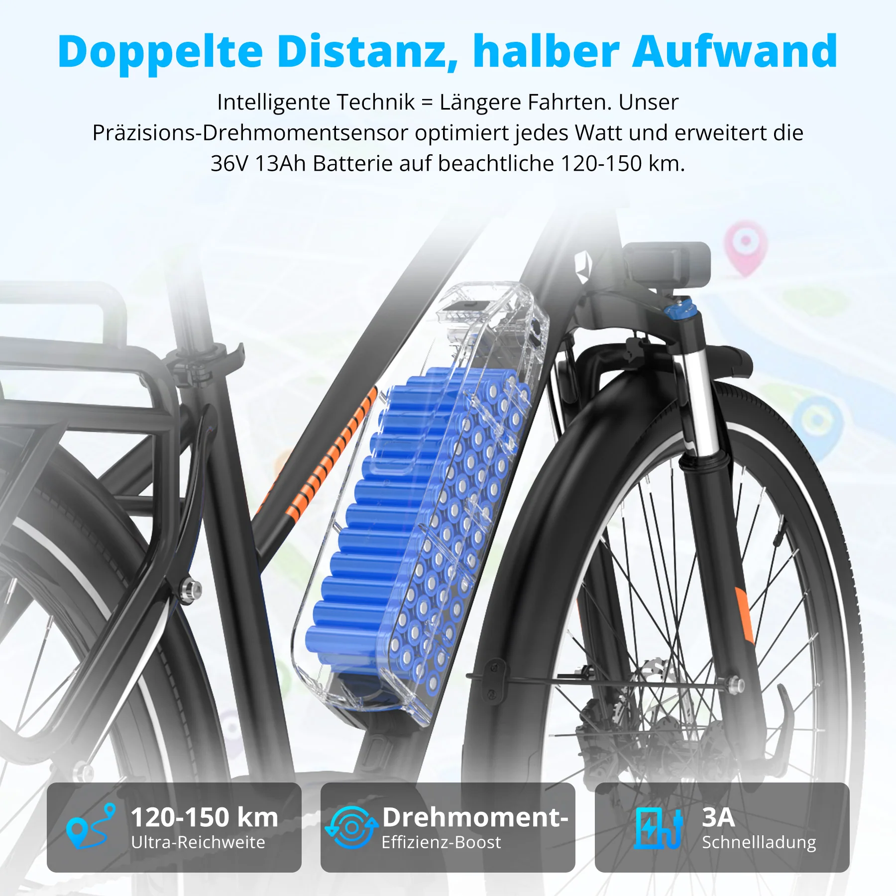 BK-U1 Mittelmotor-Elektrofahrrad - Image 4