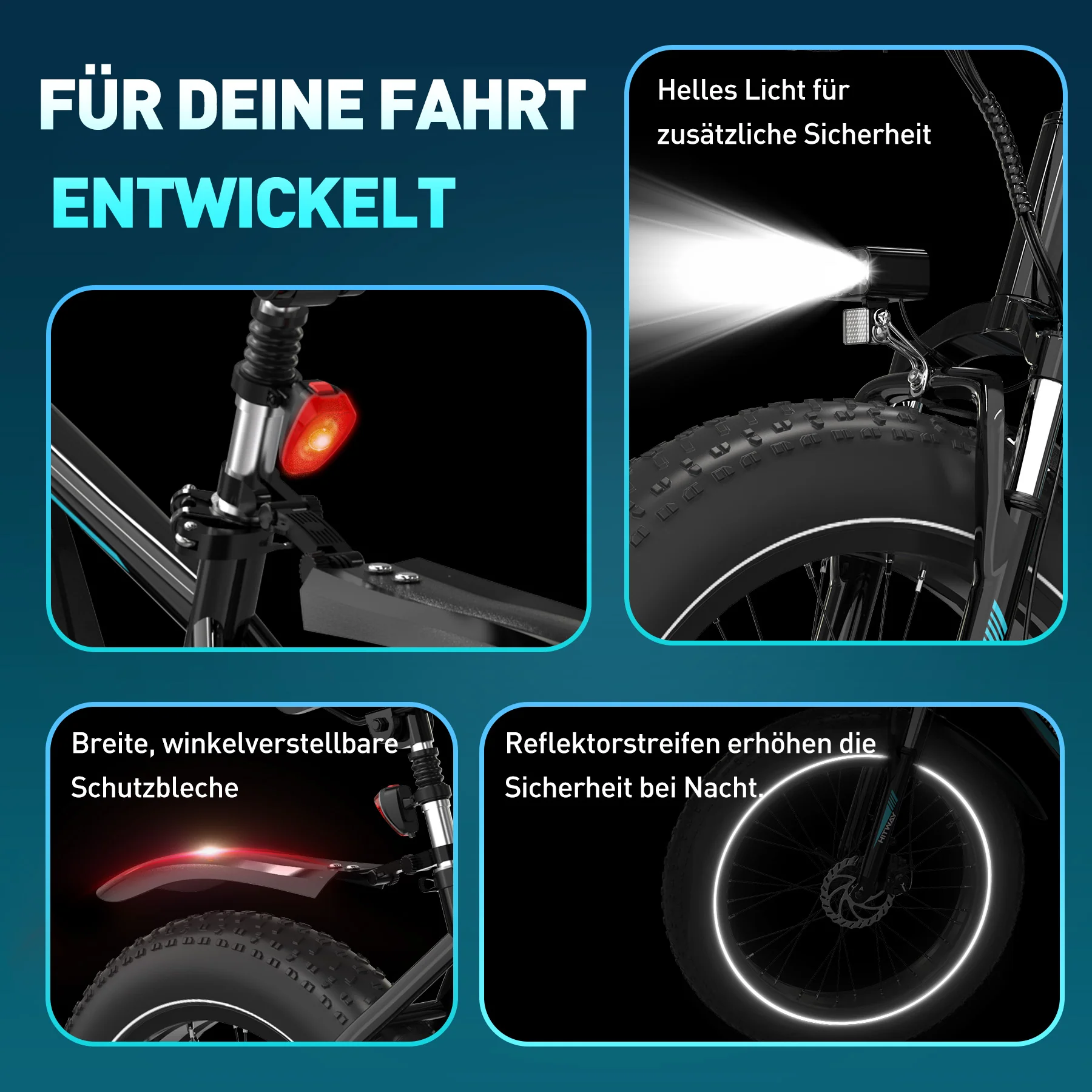BK15 4.0 Elektrofahrrad mit fetten Reifen - Image 3