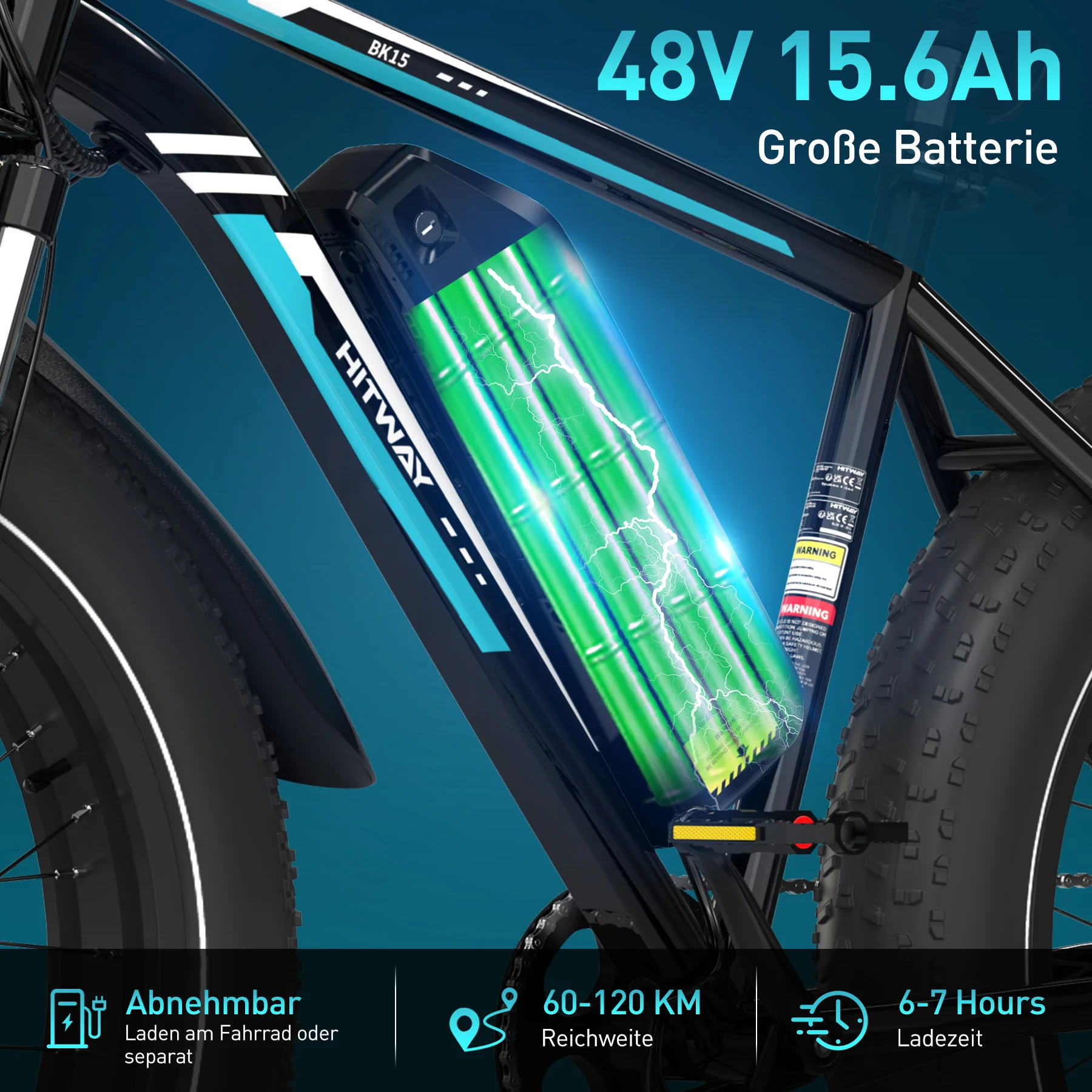 BK15 4.0 Elektrofahrrad mit fetten Reifen - Image 4