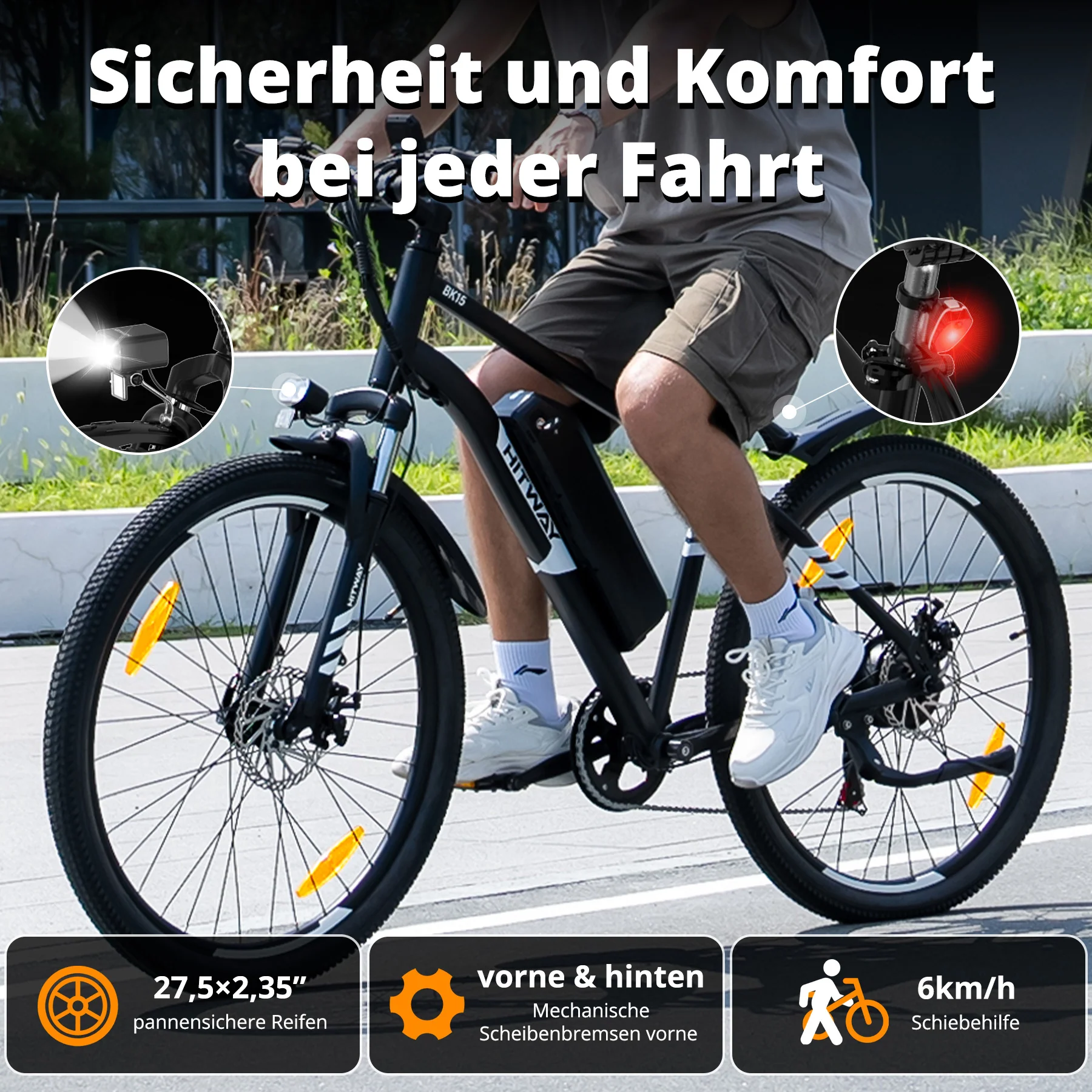 BK15P 27,5 Zoll Elektrofahrrad - Image 4