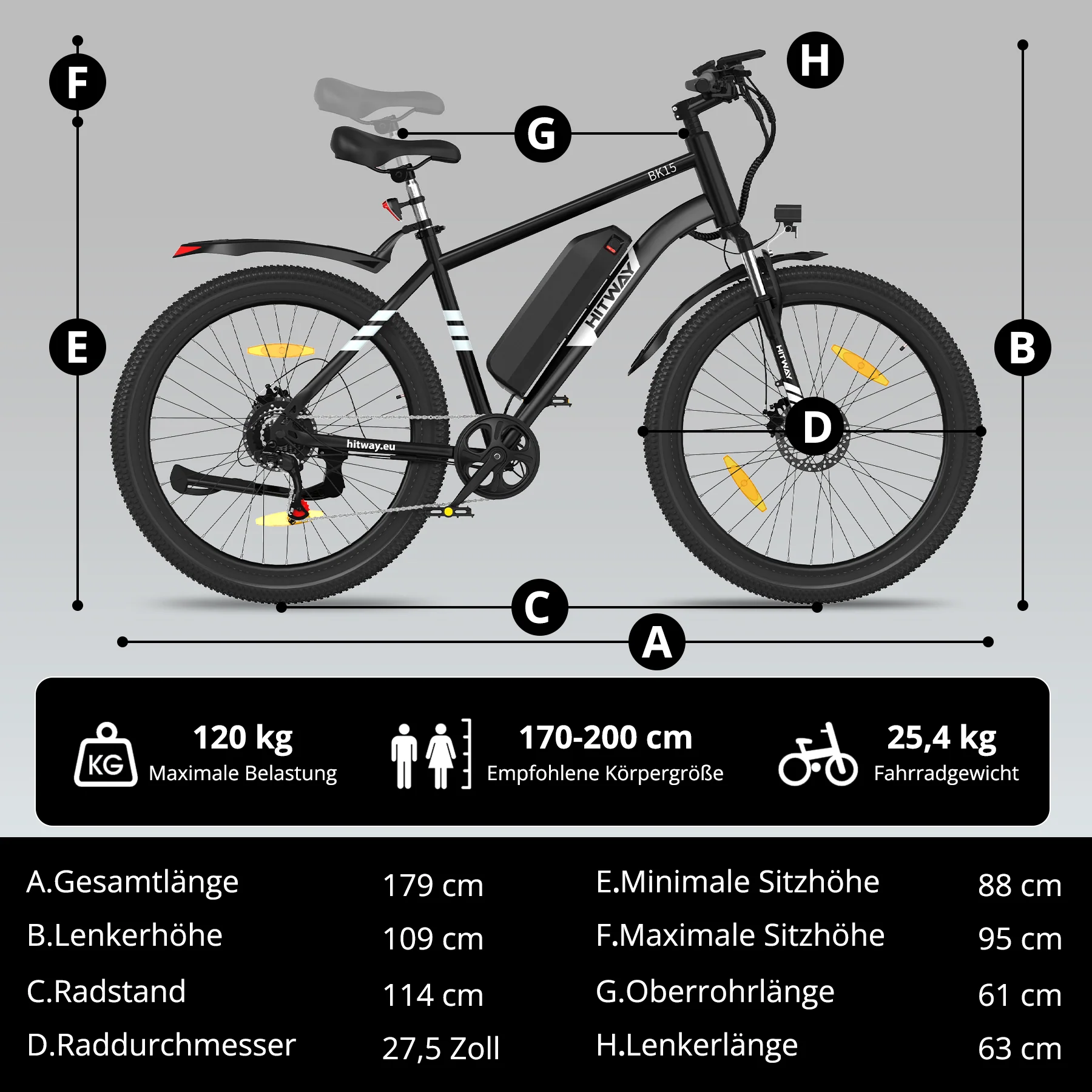BK15P 27,5 Zoll Elektrofahrrad - Image 7