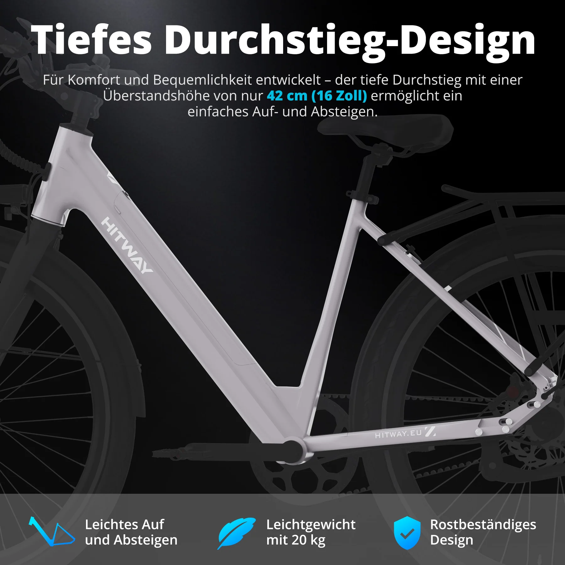 BK18 Pro Riemenantrieb E-Bike - Image 4