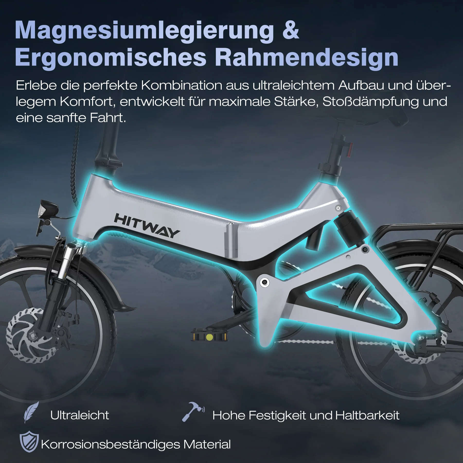 BK2 faltbares Elektrofahrrad - Image 3