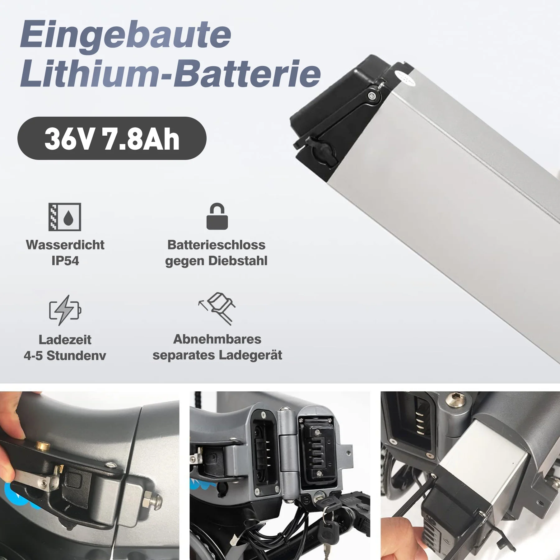 BK2 faltbares Elektrofahrrad - Image 4