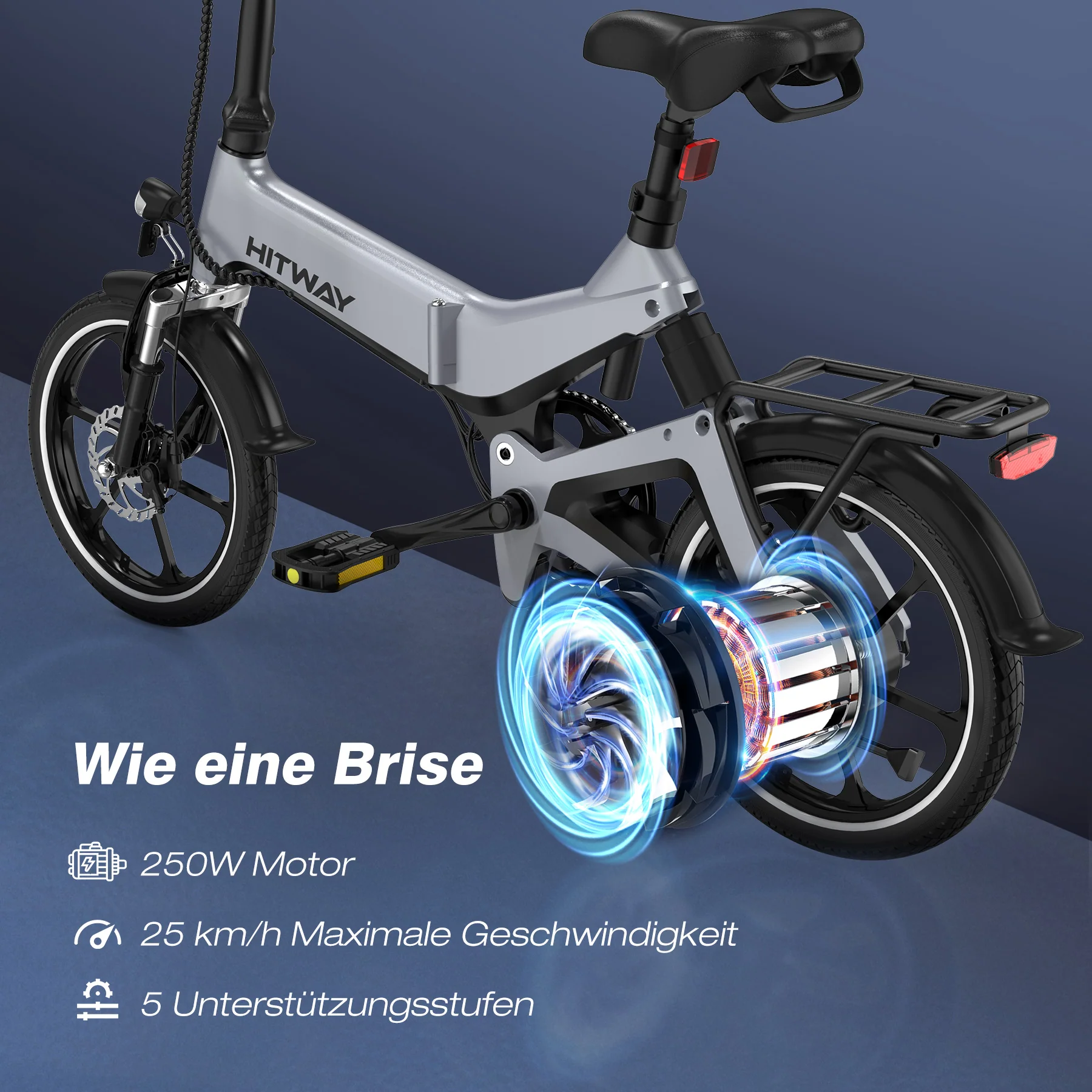 BK2 faltbares Elektrofahrrad - Image 5