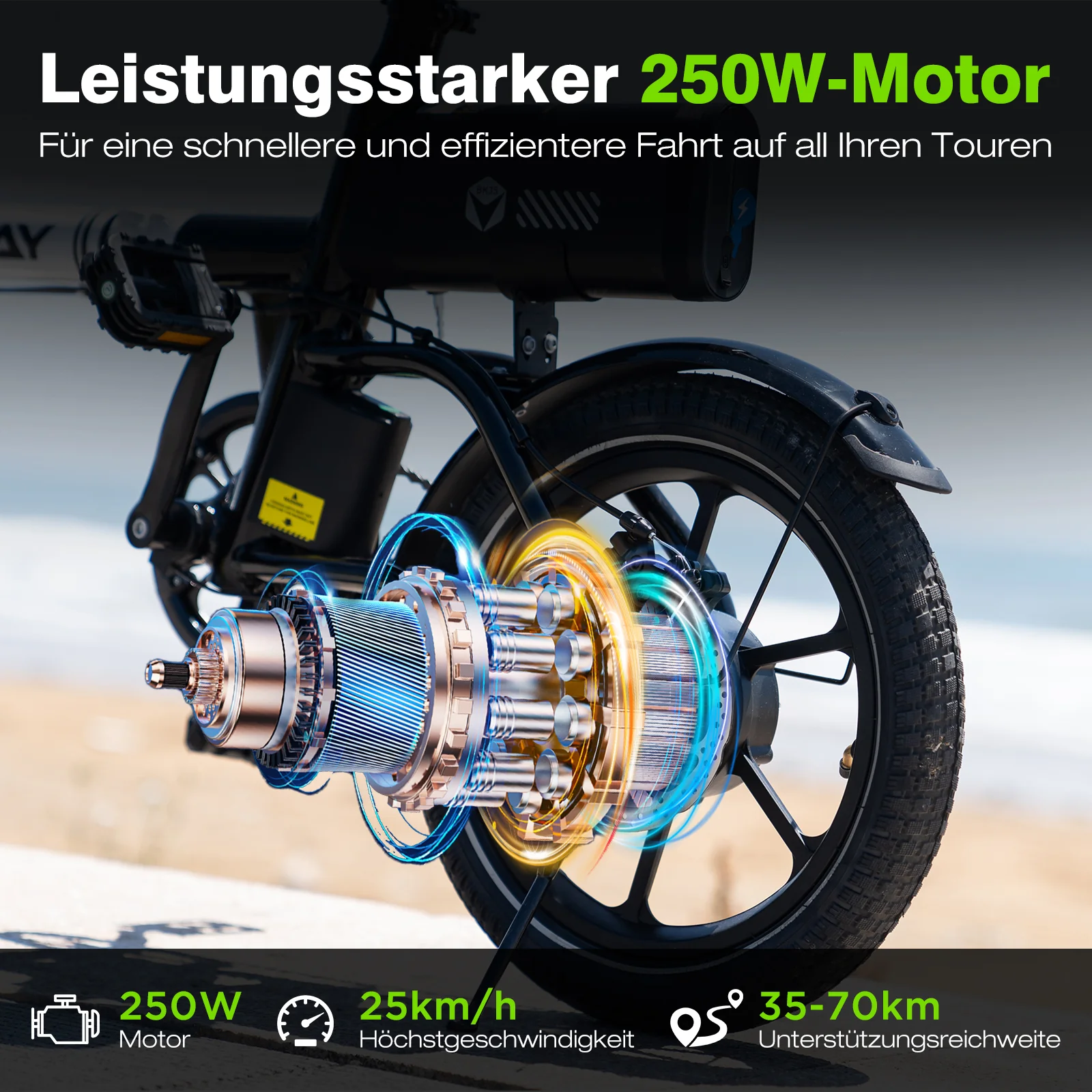BK35S Klapprad E-Bike - Image 4