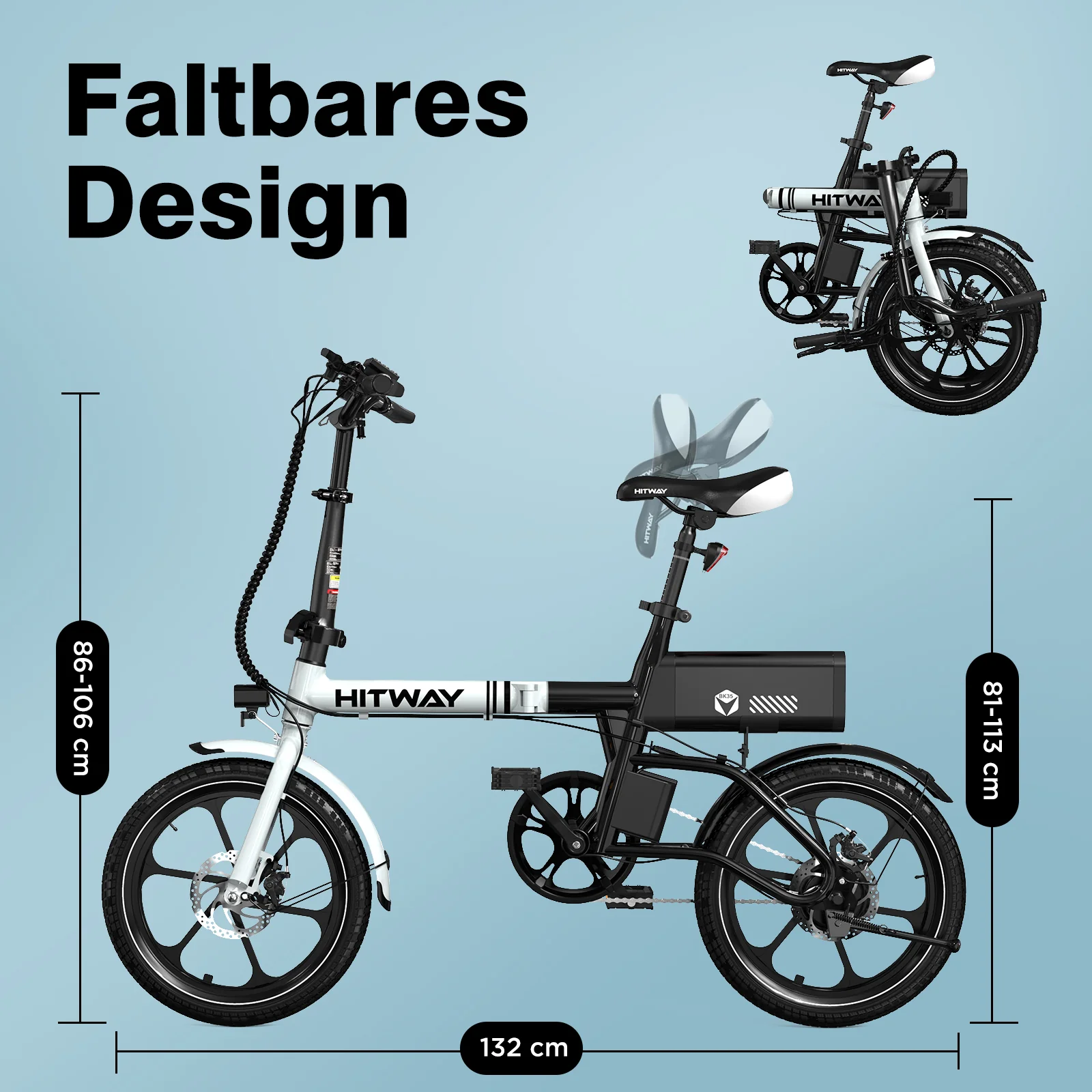 BK35S Klapprad E-Bike - Image 6