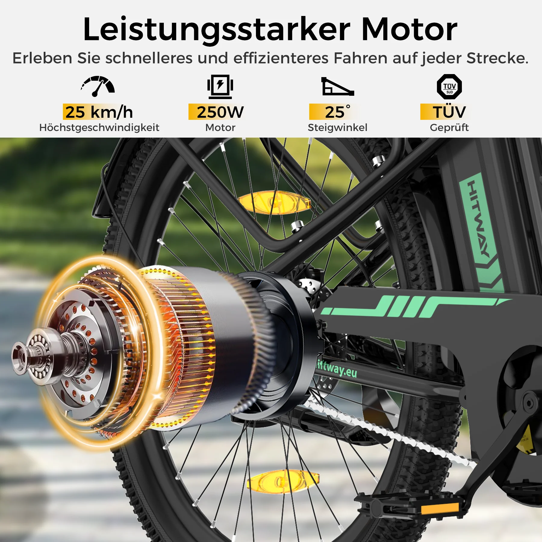 BK8SL 27,5 Zoll Elektrofahrrad - Image 4