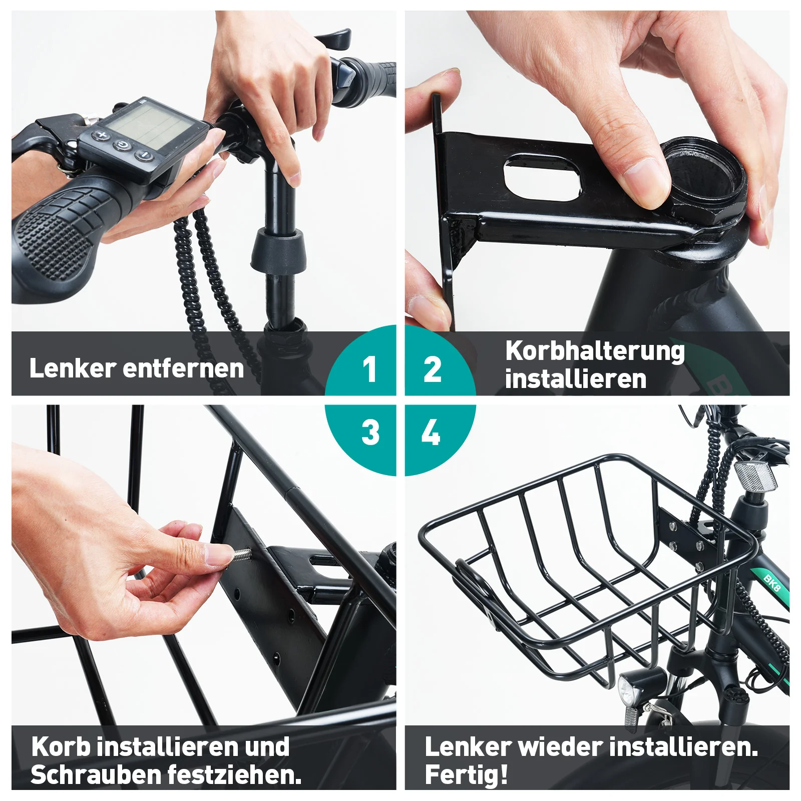 Fahrrad-Vorderradkorb für BK8/BK8S - Image 3