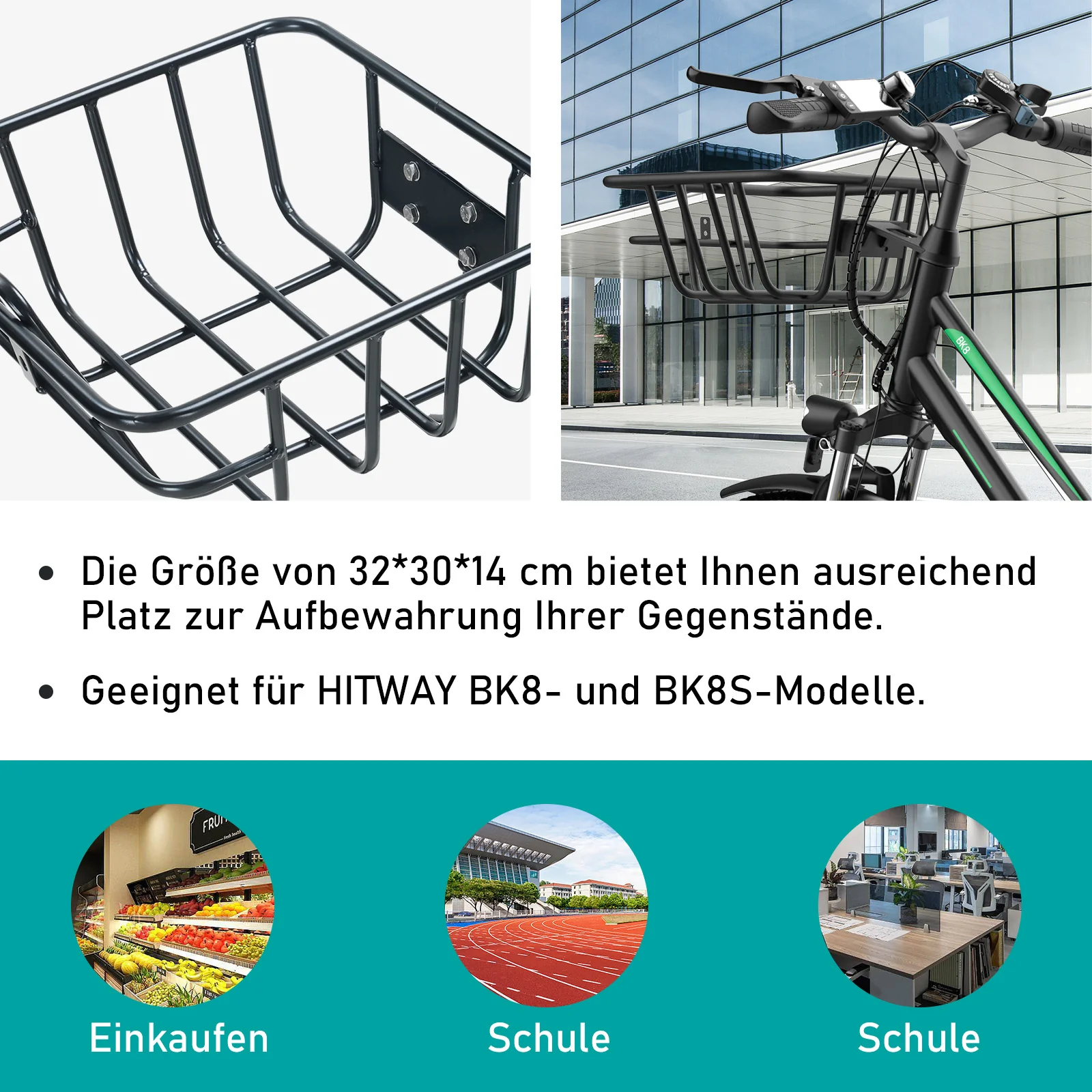 Fahrrad-Vorderradkorb für BK8/BK8S - Image 4